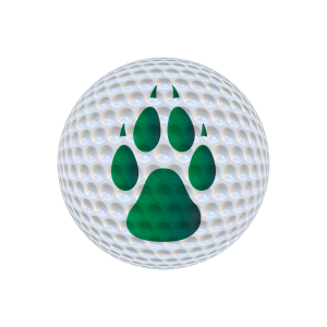 Golf Wolf Paw golf ball