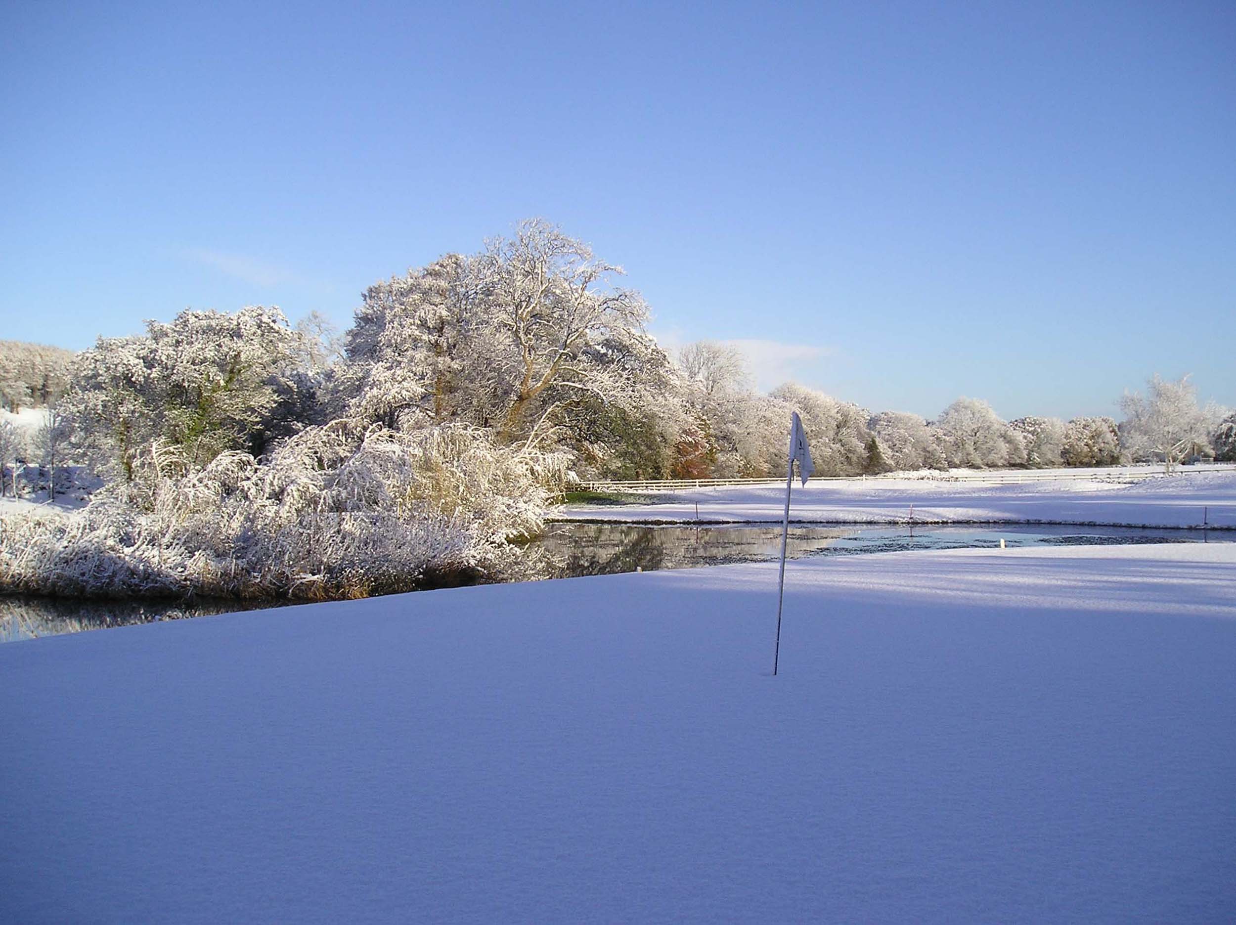 winter golf course — Wolf Creek wholesale Irrigation Landscape