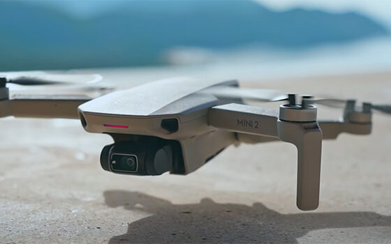 header image for August 2021 Atlantic-OASE promo for drone DJI mini 2